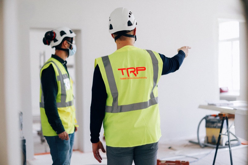 TRP työmaalla